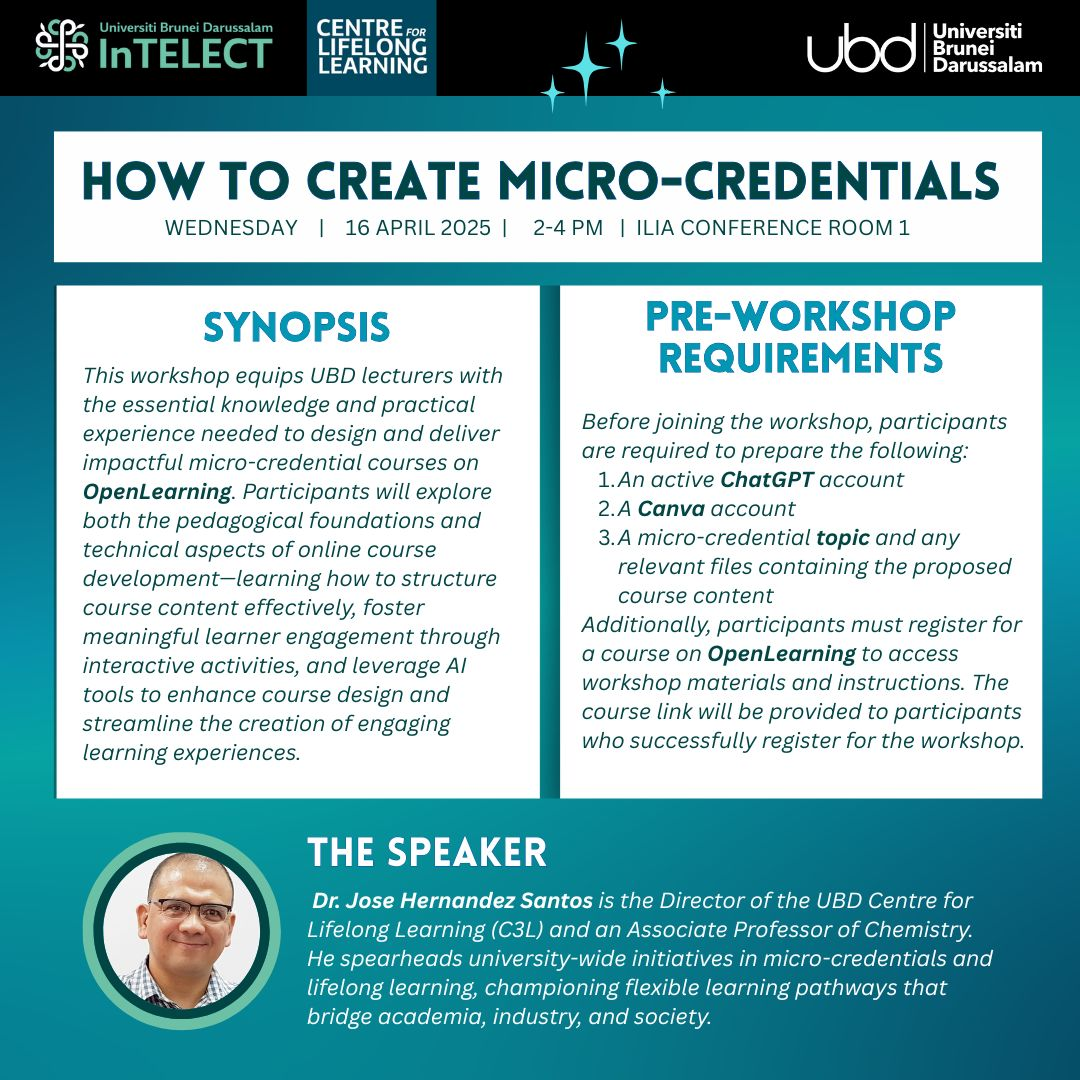 How To Create Micro-Credentials Workshop